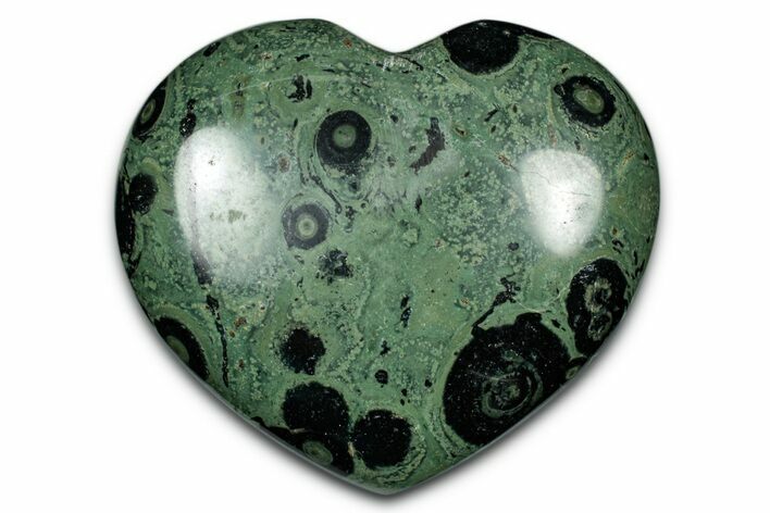 Polished Kambaba Jasper Heart - Madagascar #341737